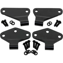 Load image into Gallery viewer, Kentrol 07-18 Jeep Wrangler JK Body Door Hinge Set 4 Pieces 2 Door - Powdercoat Black - Kentrol 50580