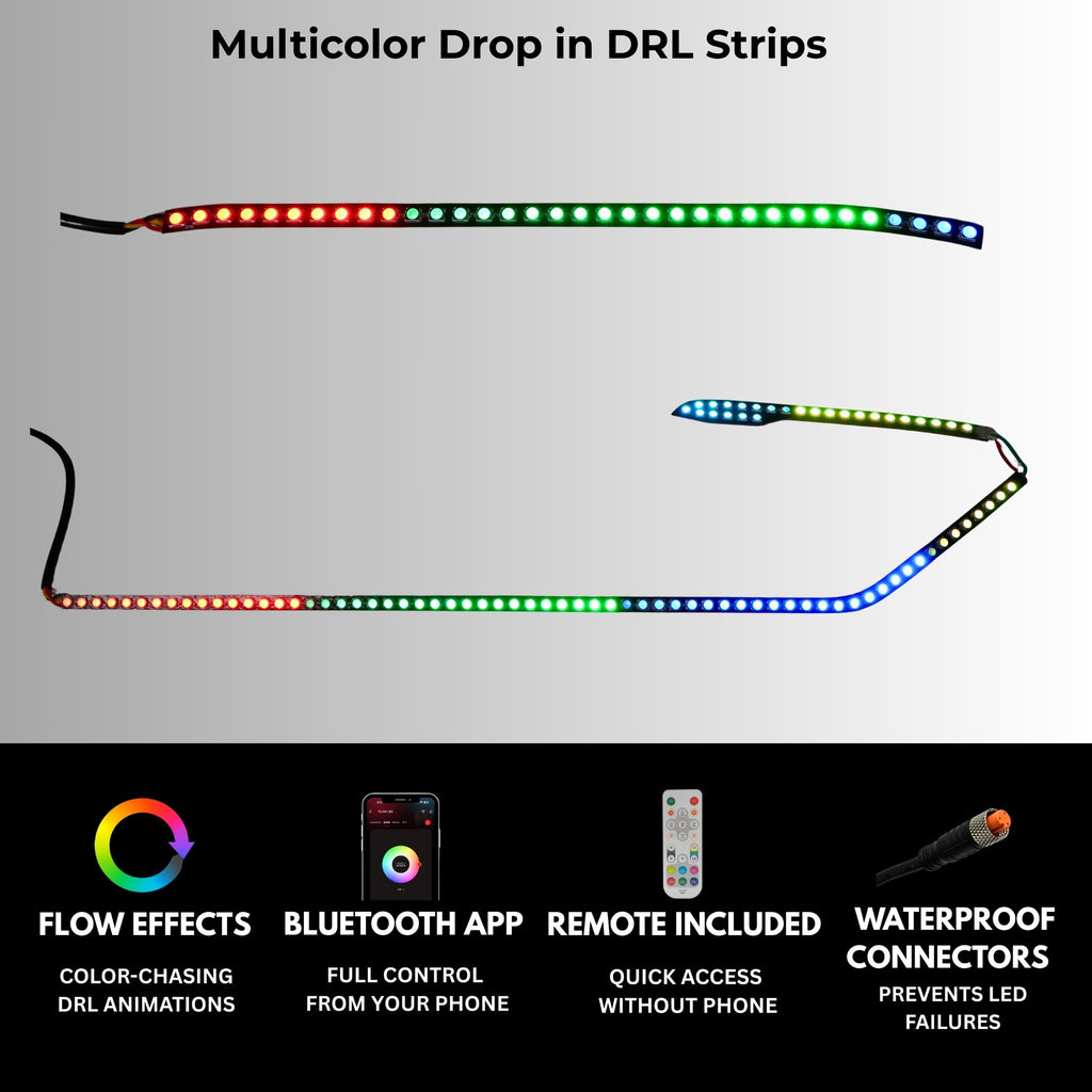 RGB Halo Kits Kia K5 Flow Multicolor DRL Boards (2025-2026)