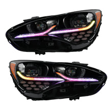 Load image into Gallery viewer, RGB Halo Kits Kia Stinger Multicolor Flow Series DRL Boards (2017-2024)