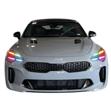 Load image into Gallery viewer, RGB Halo Kits G14x2 | A19 | P2 - BX1 Kia Stinger Multicolor Flow Series DRL Boards (2017-2024)