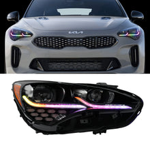 Load image into Gallery viewer, RGB Halo Kits Kia Stinger Multicolor Flow Series DRL Boards (2017-2024)