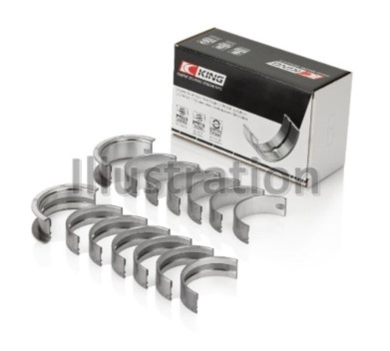 King BMW M20B20-23-25-27 / M50B25 / M52B20-25-28 (Size STD) Main Bearing Set - Black Ops Auto Works