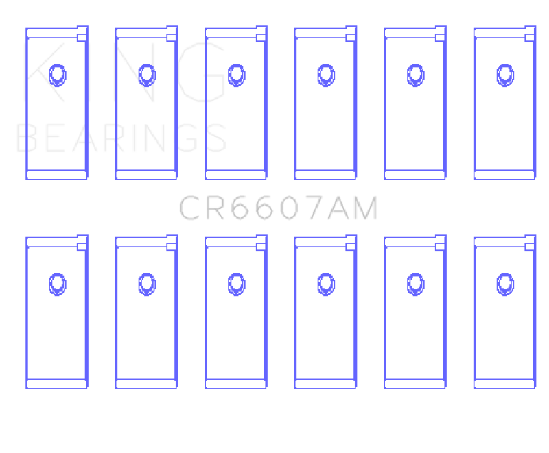 King Datsun L28 (Size STD) Connecting Rod Bearing Set - Black Ops Auto Works