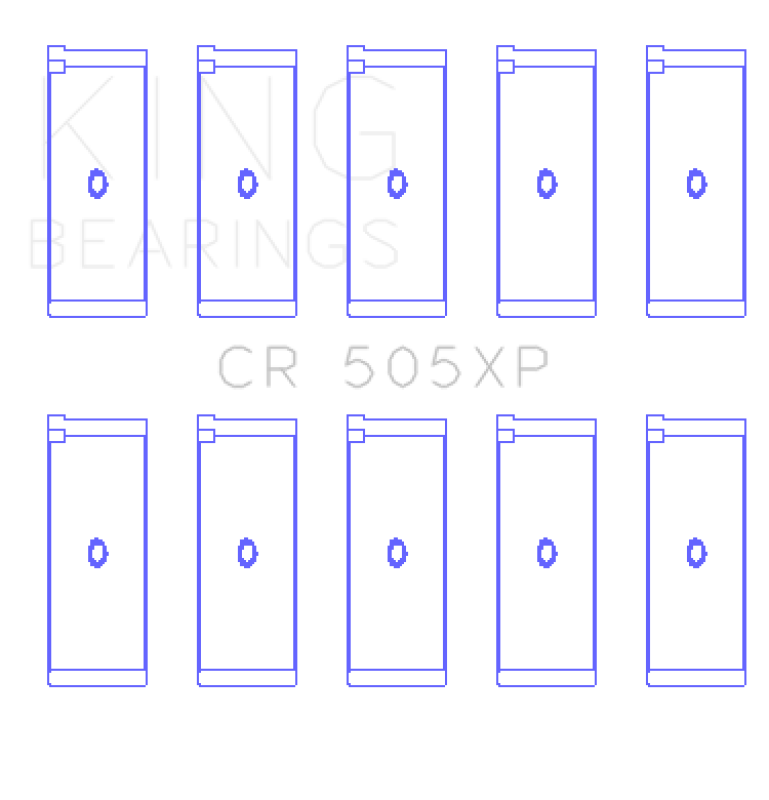 King Engine Bearings Audi 2.1L/2.2L 10V/20V 5cyl Turbo (Size STD) Performance Rod Bearing Set King Engine Bearings KINGCR505XP