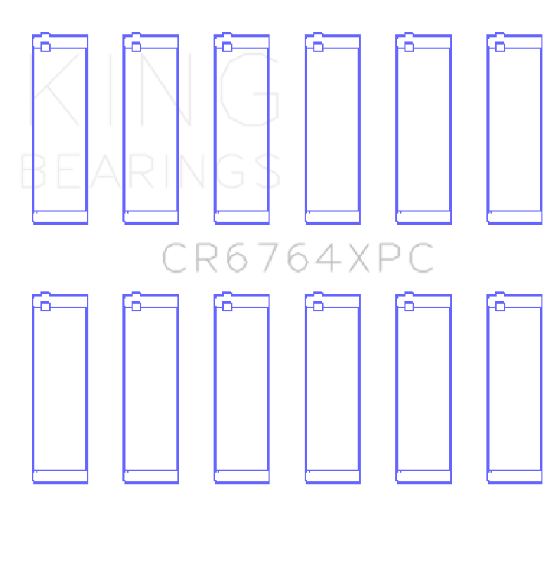 King Engine Bearings CR6764XPCSTDX engine internal components product view 1