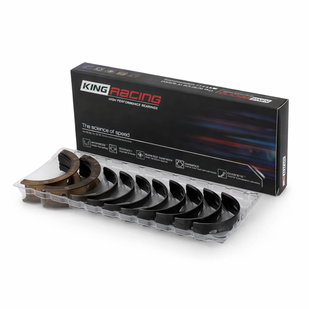 King Mazda MZR 2.3L 16V / Ford Duratec 2.3L 16V (Size .026) Connecting Rod Bearings (Set of 4) - King Engine Bearings GCR4507