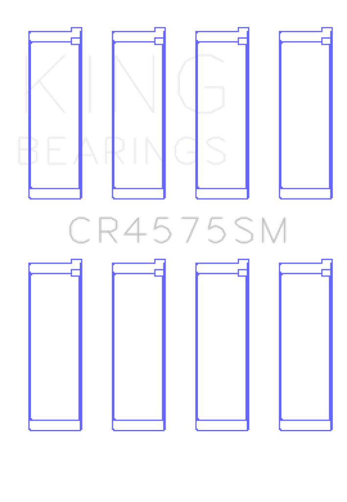 King Hyundai i30 G4FC Connecting Rod Bearing Set - King Engine Bearings GCR4575SM
