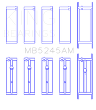 Load image into Gallery viewer, King 91-04 Nissan 146CI/2.4L KA24DE L4 / 89-97 146CI/2.4L KA24E L4  (Size +0.25) Main Bearing Set - King Engine Bearings GMB5