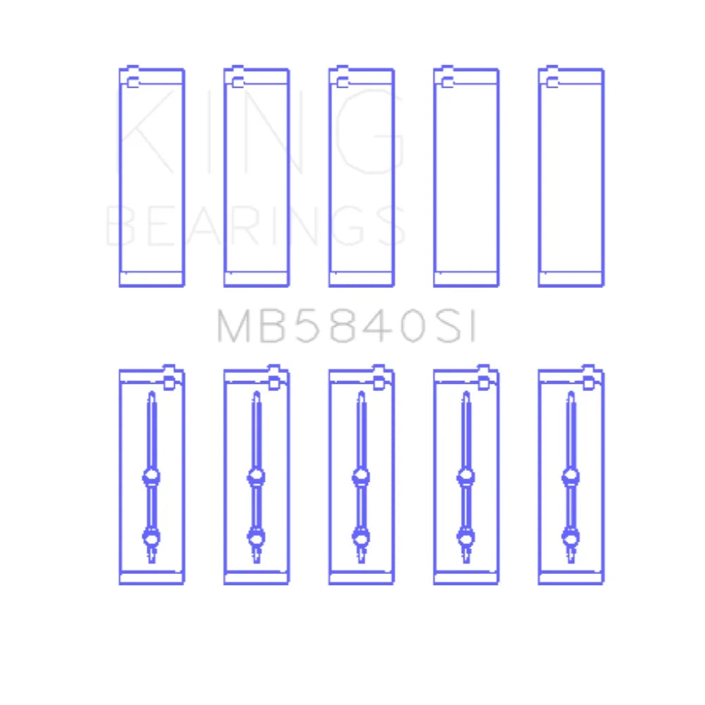 King Engine Bearings MB5840SI0.25 main bearings product view 1