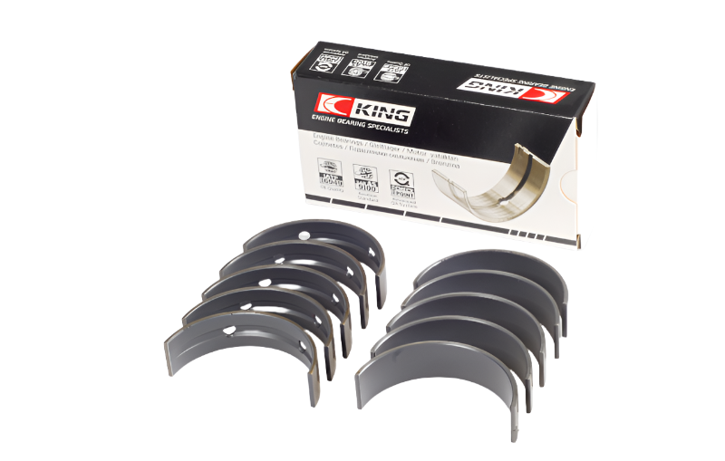 King Ford 302 CID Coyote (Size STD) Performance Coated Main Bearing Set - Black Ops Auto Works