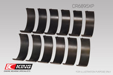 Load image into Gallery viewer, King Ford Ecoboost 3.5L V6 (Size 0.25) pMaxBlack Coated Connecting Rod Bearing Set - Black Ops Auto Works