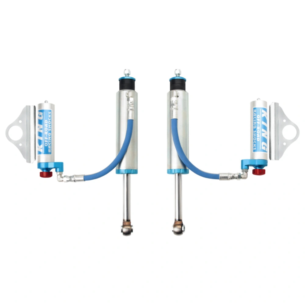 King Shocks 25001-184A Front 2.5 Remote Reservoir Shocks with Adjusters - 2000-2010 GM 2500 HD and 3 - King Shocks 25001-184A