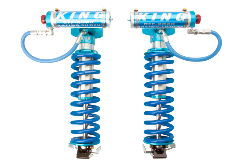 King Shocks 2005+ Ford F-250 4WD Front 2.5 Dia Remote Res Coilover Conversion w/Adjuster (Pair) - Black Ops Auto Works