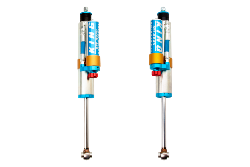 King Shocks 2005+ Ford F-250 4WD Front 2.5 Dia Remote Reservoir Shock w/Adj for 1-2.5in Lift (Pair) - Black Ops Auto Works