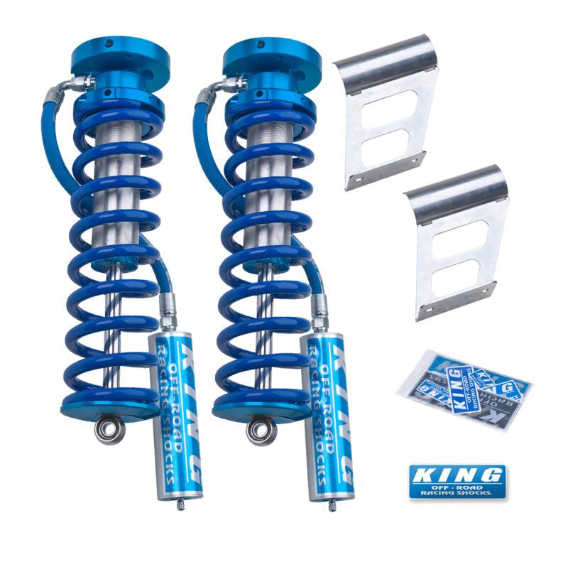 King Shocks 2005+ Ford F-250/F-350 4WD Front 2.5 Dia Remote Reservoir Coilover Conversion (Pair) - Black Ops Auto Works