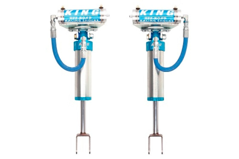 King Shocks 2011+ Chevrolet Silverado 2500/3500 Front 2.5 Dia Remote Reservoir Shock (Pair) - Black Ops Auto Works