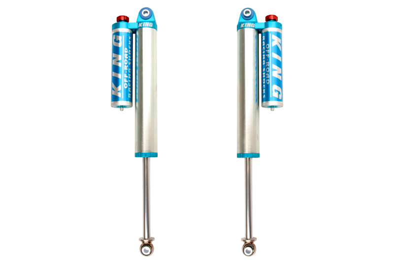 King Shocks 2011+ Chevrolet Silverado 2500/3500/HD Rear 2.5 Dia Piggyback Res Shock w/Adj (Pair) - Black Ops Auto Works