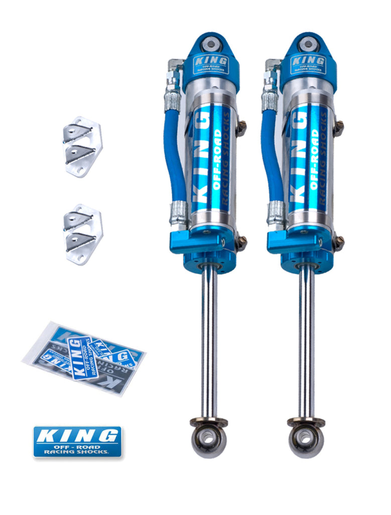 King Shocks 96-04 Toyota Tacoma (6 Lug) Rear 2.5 Dia Piggy Hose Reservoir Shock (Pair) - King Shocks 25001-153