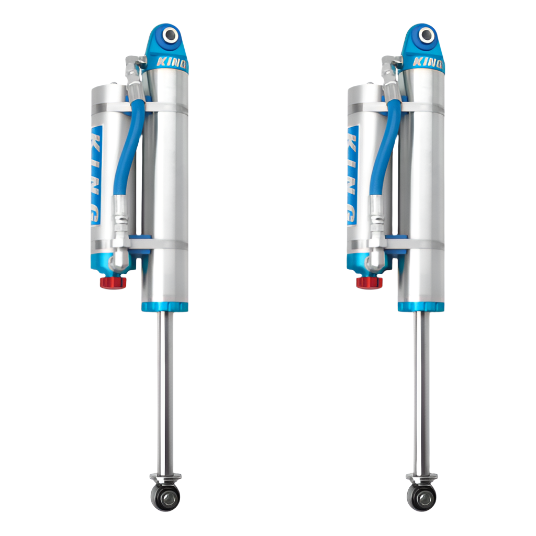 King Shocks 07-18 Chevrolet Silverado 1500 Rear 2.5 Dia Piggy Hose Res Shock w/Adjuster (Pair) - King Shocks 25001-154A