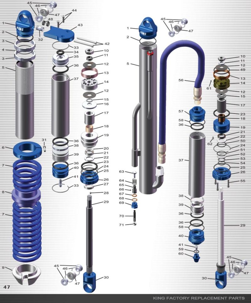King Shocks Mounting Rubber Assembly - King Shocks 25053-201