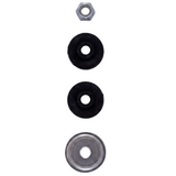 King Shocks 2.5 Bump Stop Sleeve, 4in, Weld-In 4130