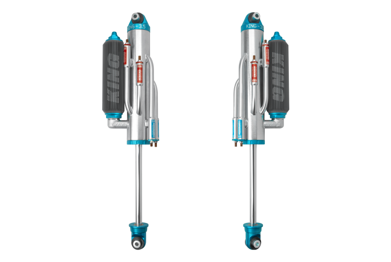 King Shocks 2021+ RAM 1500 TRX Rear 3.5 Dia Full Adjustable 4 Tube Bypass w/ Finned Res Shock (Pair) - King Shocks 37001-101