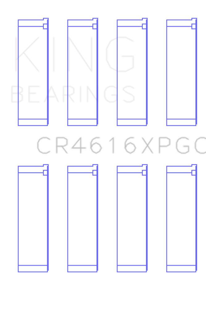 King Subaru Fa20/ Toyota 4U-GSE (Size 0.05) Connecting Rod Bearing Set - Black Ops Auto Works