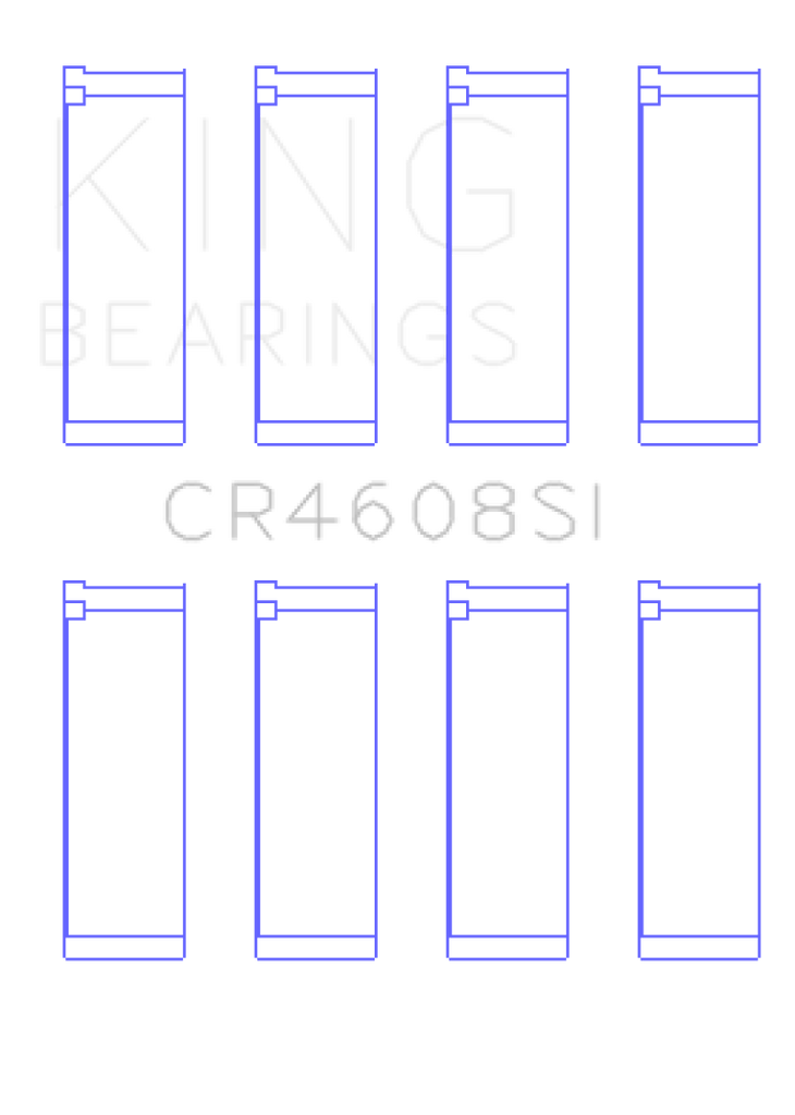 King Toyota 2ZZ-GE (Standard Size) Connecting Rod Bearing Set (Set of 4) - Black Ops Auto Works