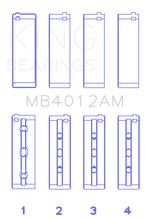 Load image into Gallery viewer, King Toyota 5VZFE Crankshaft Main Bearing Set King Engine Bearings KINGMB4012AM