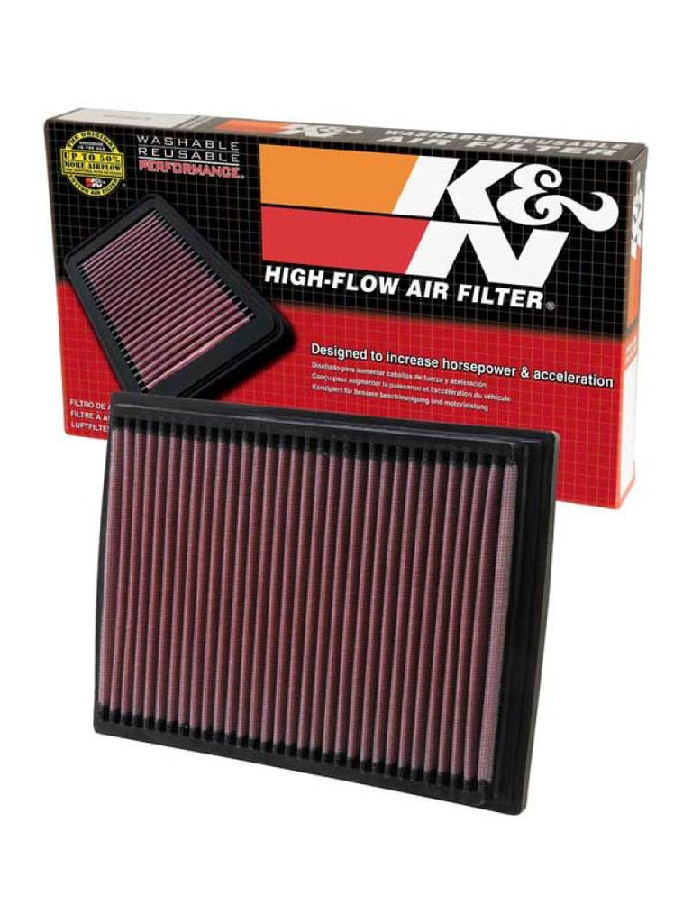 K&N 00-09 Hyundai Coupe/Elantra/Tiburon/Tuscon / 05-10 Kia Drop In Air Filter K&N Engineering KNN33-2201