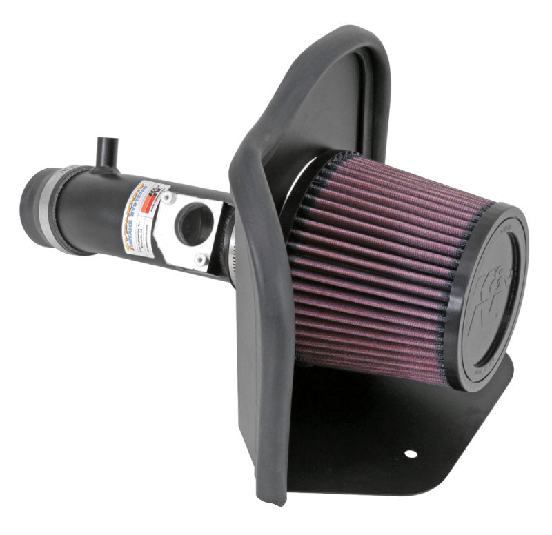 K&N 06-10 Toyota Yaris L4-1.5L Flat Black Typhoon Short Ram Intake K&N Engineering KNN69-8612TFK