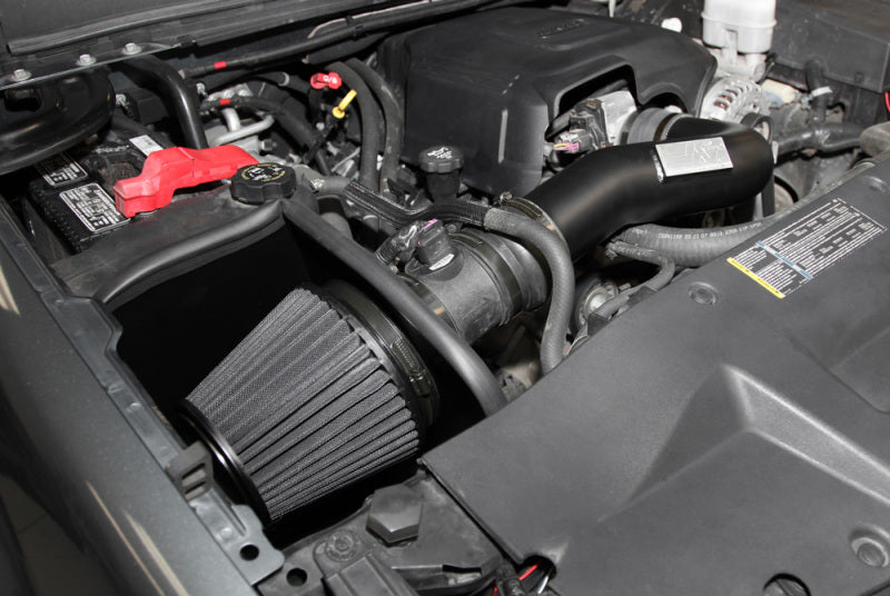 K&N 07-08 Chevy Silverado 1500 4.8L/5.3L V8 / 07-08 GMC Yukon 4.8L/5.3L V8 Black Perf Intake Kit K&N Engineering KNN71-3058