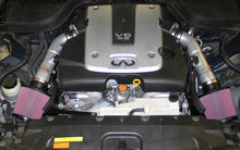 Load image into Gallery viewer, K&amp;N 07-08 G35 Dual Silver Typhoon Short Ram Intakes - Black Ops Auto Works