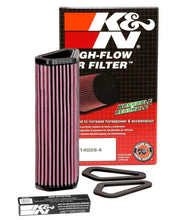 Load image into Gallery viewer, K&amp;N 07-12 Ducati 1098/1098S/1098R/848 848/1198S/Streetfighter/848 Evo/Diavel Replacement Air Filter K&amp;N Engineering KNNDU-1007