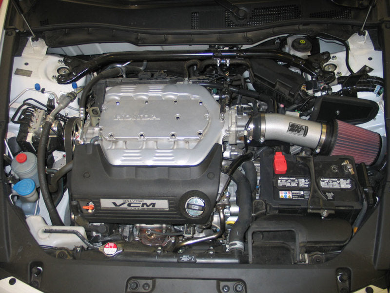 K&N 08 Honda Accord 3.5L-V6 Silver Typhoon Short Ram Intake K&N Engineering KNN69-1210TS