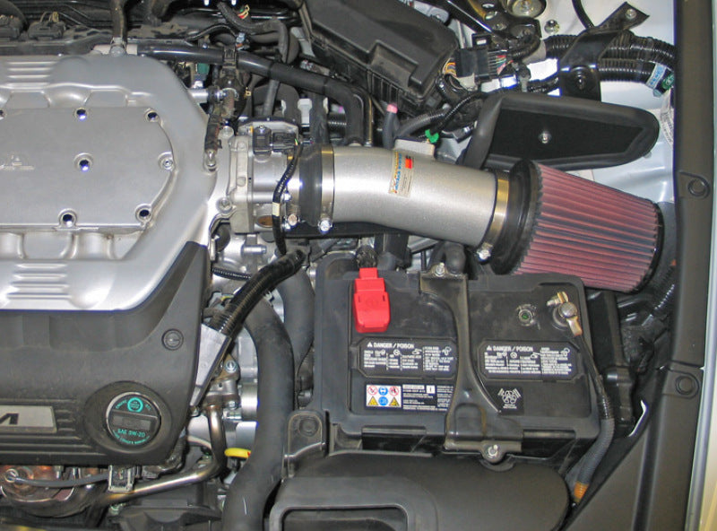 K&N 08 Honda Accord 3.5L-V6 Silver Typhoon Short Ram Intake K&N Engineering KNN69-1210TS