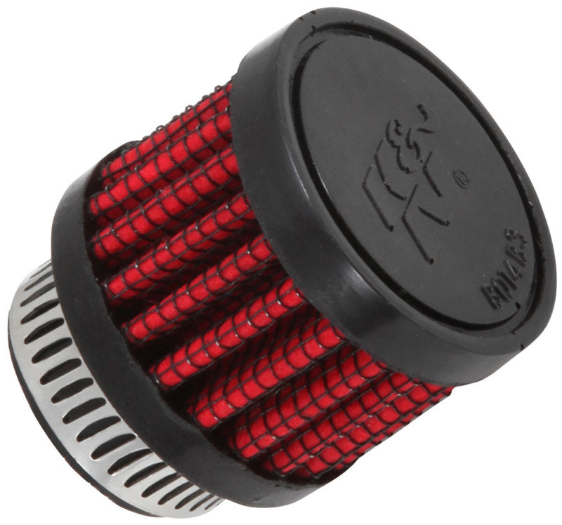 K&N 0.75 inch ID 1.375 inch OD 1.125 inch H Clamp On Crankcase Vent Filter K&N Engineering KNN62-1560