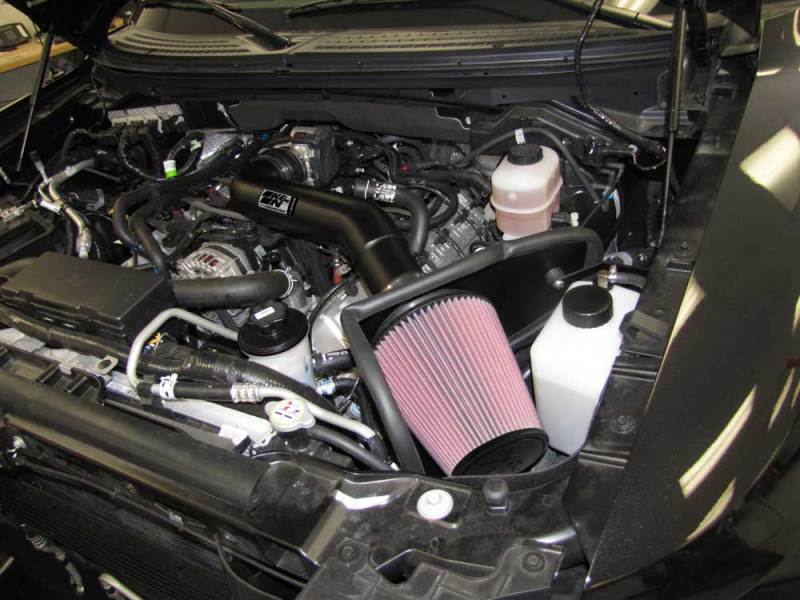 K&N 10-12 Ford F150 SVT Raptor 6.2L V8 High Flow Performance Intake Kit K&N Engineering KNN77-2579KTK