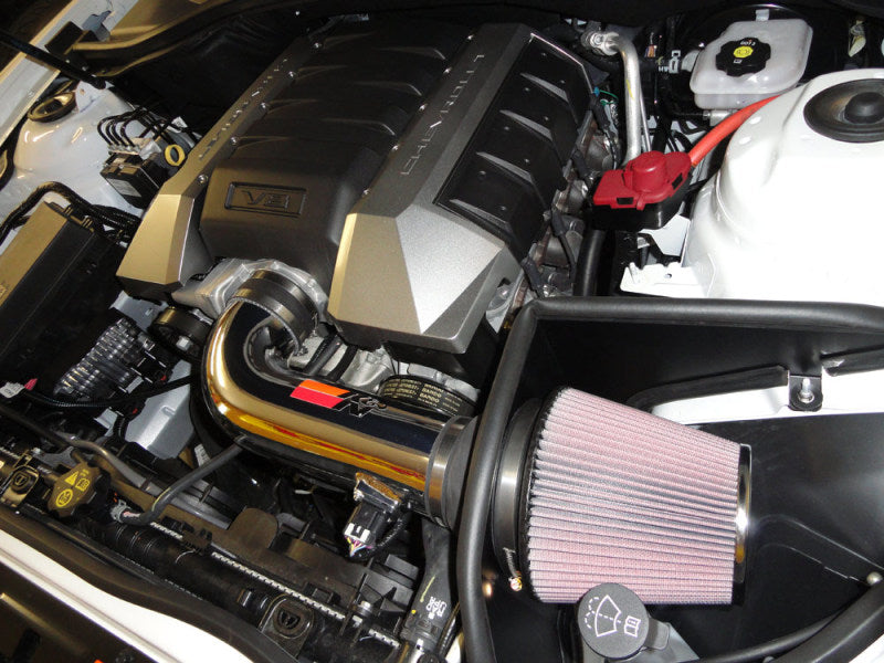 K&N 10 Camaro 6.2L V8 Polished Typhoon Short Ram Intake K&N Engineering KNN69-4519TP
