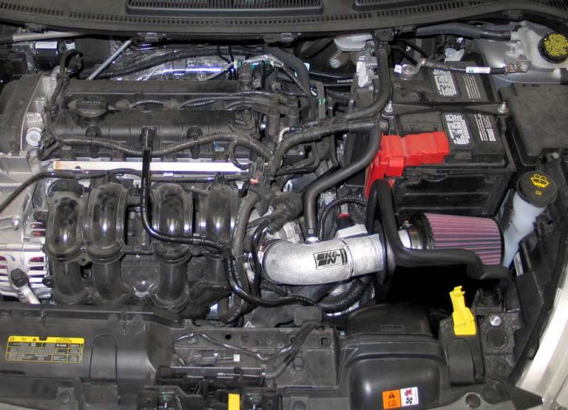 K&N 11-12 Ford Fiesta 1.6L L4 Silver Typhoon Performance Intake K&N Engineering KNN69-3530TS