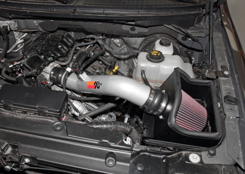K&N 11-13 Ford Edge 3.5/3.7L-V6 Silver High Flow Performance Kit K&N Engineering KNN77-2583KS
