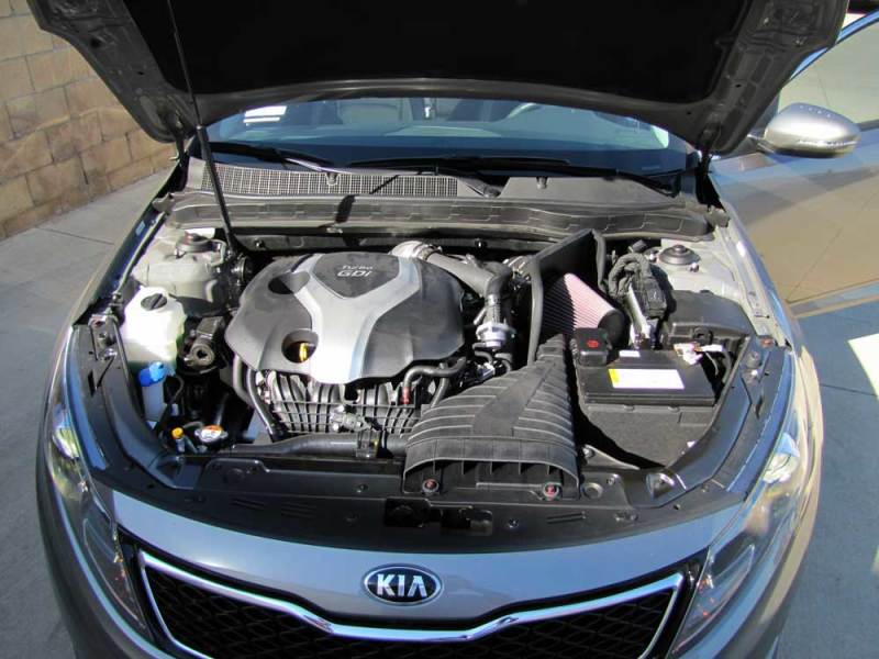 K&N 11-13 Hyundai Sonata 2.0L L4 Turbo / 11-13 Kia Optima 2.0L L4 Turbo Typhoon Intake K&N Engineering KNN69-5309TS