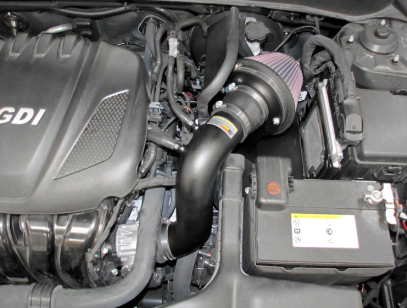 K&N 11-14 Hyundai Sonata 2.4L L4/13-15 Kia Optima 2.4L L4 Typhoon Short Ram Intake - Black Ops Auto Works