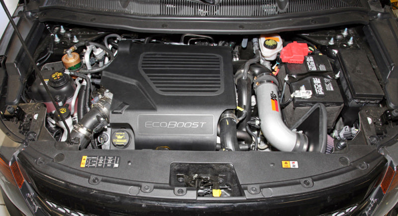 K&N 11 Ford Taurus SHO 3.5L V6 Silver Typhoon Cold Air Intake K&N Engineering KNN69-3531TS