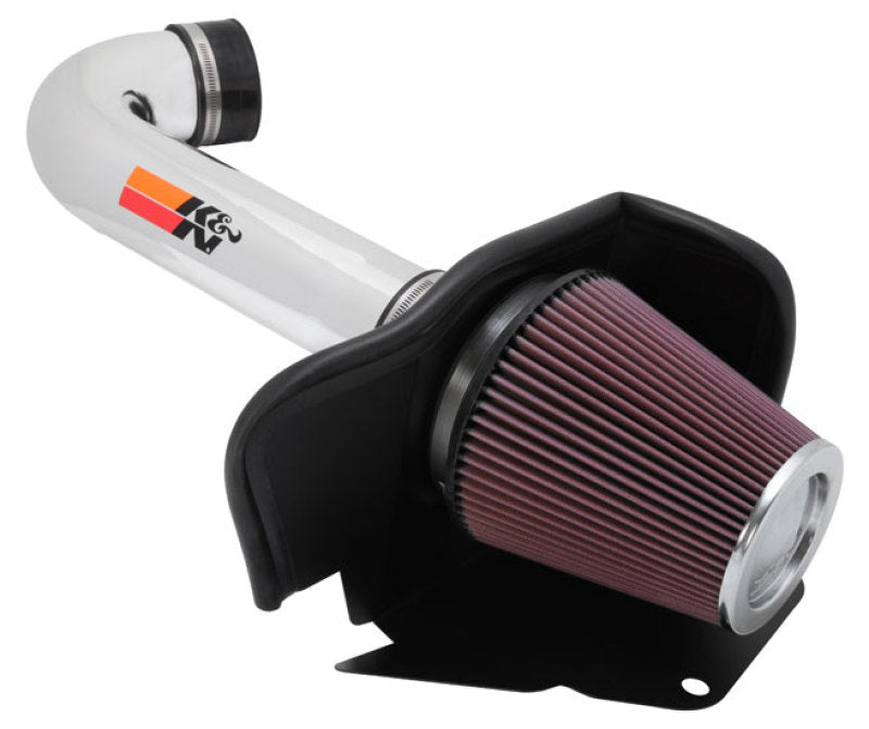 K&N 11 Jeep Grand Cherokee 5.7L V8 / 11 Dodge Durango 5.7L V8 High Flow Performance Intake Kit K&N Engineering KNN77-1563KP