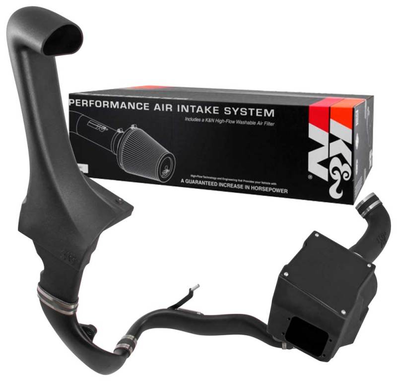 K&N 12-18 Jeep Wrangler 3.6L V6 Performance Intake Kit w/ Snorkel K&N Engineering KNN57-1573