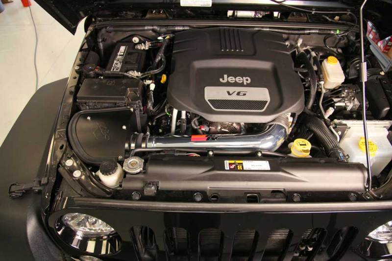 K&N 12-18 Jeep Wrangler V6-3.6L High Flow Performance Intake Kit (12-15 CARB Approved) K&N Engineering KNN77-1566KP