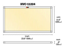 Load image into Gallery viewer, K&amp;N 12-in W x 24-in L x 1-in Washable MERV 11 Pleated Air Filte K&amp;N Engineering KNNHVC-11224