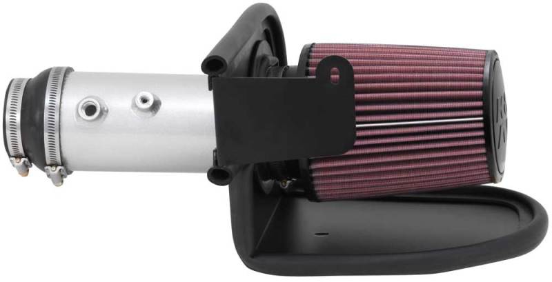 K&N 13-14 Honda Accord 3.5L V6 69 Series Typhoon Air Intake System - Silver Cold Air Intake Kit K&N Engineering KNN69-1212TS