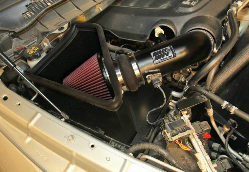 K&N 14-15 Ram 2500/3500 6.4L V8 High Flow Performance Intake Kit K&N Engineering KNN77-1568KTK